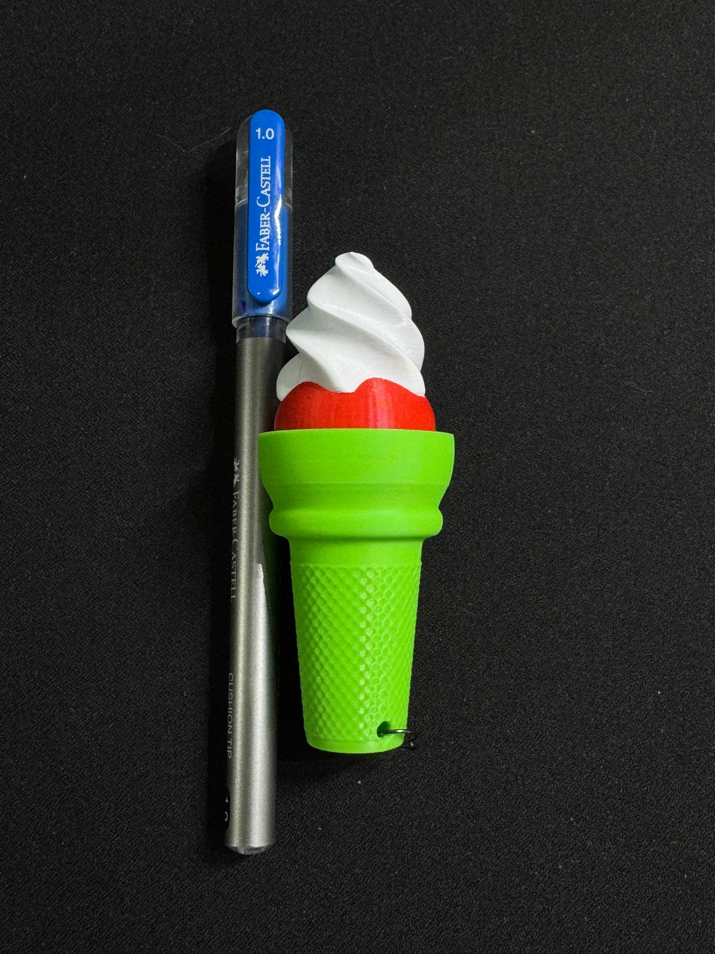 زر على شكل ايس كريم