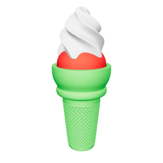 زر على شكل ايس كريم